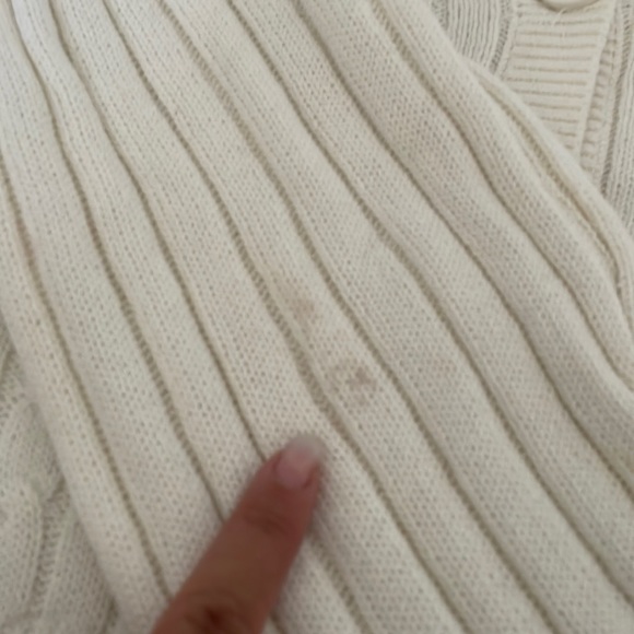 Hollister Cardigan size S white cotton - Picture 4 of 7